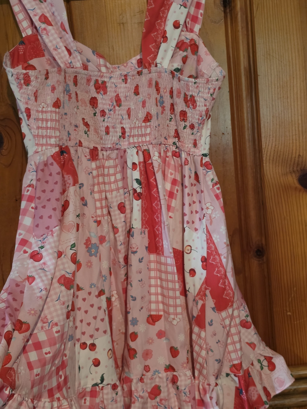 Pink Cherry Patchwork Sundress - Picture 11 of 16
